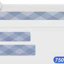 750#10 Security Envelopes, PANDRI NO.10 Self-Seal Double Window Envelopes Designed for QuickBooks Invoices, Business Statements & Documents - Number 10 Size 4 1/8 Inch X 9 1/2 Inch - 24 LB