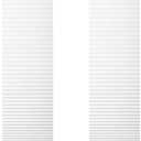 2 Pack Cordless Light Filtering Sidelight Blinds Cellular Shades 8.5" W x 72" H White Cordless Sidelight Window Treatments Door Blinds Honeycomb Shades No Tools & No Drill Room Darkening