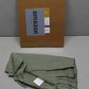 OWENIE Sheer Curtains, Sage Green Sheer Curtains 84 inch Length 2 Panels Set, Rod Pocket Voile Fimly Sheer Drapes for Living Room/Bedroom, 2pcs, Each 42" W x 84" L