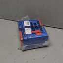 Tandefio 2 Pcs 5'' x 3'' Tinplate Mailbox Toy Mini Tin Christmas Small Decorative Mailbox DIY Craft for Boys and Girls Greeting Card Exchange Valentines Gift Prize Supply(Royal Blue)