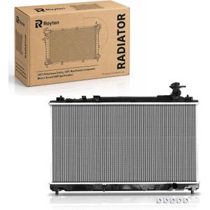 Rayten Engine Coolant Radiator Assembly with TOC Compatible with Toyota Camry 2.4L 2007-2011 Manual Transmission, Replace# 164000V070, 13160 USA Built NO Towing Package