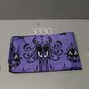 Haunted Horror Mansion Shower Curtain Waterproof Fabric with Hooks Shower Curtains Or Bathroom Decor 72x72 Inch (Purple)