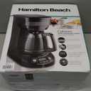 Hamilton Beach 12 Cup Programmable Drip Coffee Maker Machine, Regular & Bold Brew Options, Auto Pause and Pour, Glass Carafe, Black Stainless (46293J)