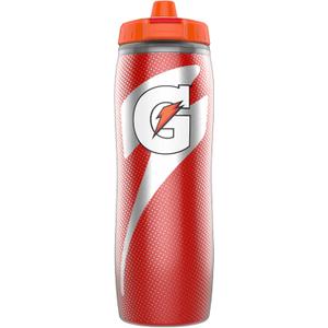 Gatorade Insulated Squeeze Bottle, Red, 30 Ounces