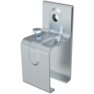 JUBEST Raw Material Box Rail Track Connector, Wall Mount, Silver