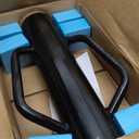 Fence Post Driver with Handle,17LB Hand Post Pounder,3.7 inches Inner Dia. Pole Rammer, Farm Wire Fencing for T Post, U-Channel Sign and Wooden Post, Black