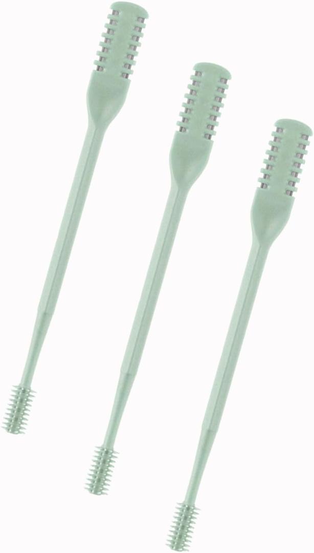 4 x Yeezyfafa 3 Pack Nasal Hair Cutter for Women Manual, 2 in 1 Double Sided Nose Hair Remover