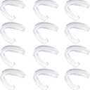 BBTO 20 Pieces Sports Mouth Guard Boxing Mouth Protection Athletic Mouthpiece for Football Basketball Hockey Karate Rugby Match(Transparent Color,Adult (11 yrs & Above))