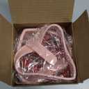 4 Pcs Heart Shaped Egg Ring Molds Silicone Nonstick Fried Egg Pancake Molds for Cooking 4 Inch Red Pink Cooker Rings for Griddle Breakfast Valentine's Day Shaped Kitchen Tools