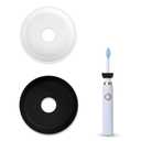 Koettco The Drip Dodger Electric Toothbrush Drip Guard (Pack of 4) – Adjustable Silicone Ring to Keep Charging Base Clean – Fits Oral-B, Sonicare & More – Dishwasher-Safe - Stops Paste & Water Mess