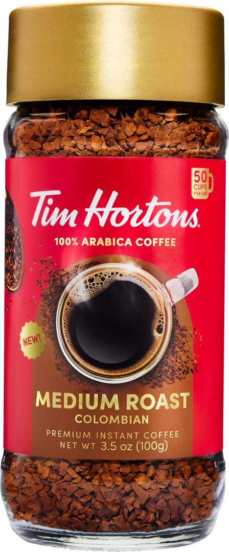Tim Hortons Original Blend Instant Coffee 3.5oz Jar (EXP 10/29/28)