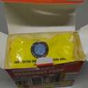 100g (6 Packs) Rechargeable Desiccant Packs for Storage, Color Indicating Silica Gel Desiccant Packets, Moisture absorbers for storage,Dehumidifier bag for Closets,Cars,Storage Bins (Yellow)