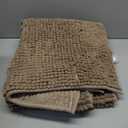 SUBRTEX Bathroom Rugs, 24" x 60" Chenille Bath Rug Soft Short Plush Bath Mat Soft Shower Mat Water Absorbent Shower Mat Quick Dry Machine Washable, Taupe Brown