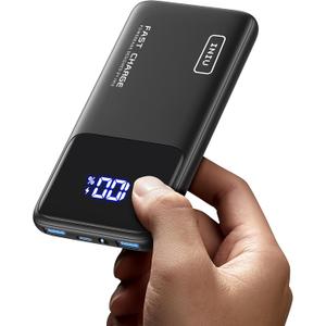 INIU Portable Charger, Slimmest Fast Charging 10000mAh USB C in/Out Power Bank, 22.5W PD3.0 QC4+ Battery Pack, Portable Phone Charger for iPhone 16 15 14 13 12 Pro Samsung S22 S21 Google AirPods iPad