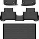 AIPOIL Floor Mats & Cargo Liner Set for 2018-2024 BMW X3 G01/M40i/30i/M (Not fit car Without Spare tire & X3 30e) All Weather Protection TPE Car Full Set Custom Car Mats Accessories - Black