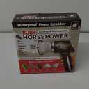Horsepower Electric Power Scrubber, Waterproof, Spins 350 RPM, 5 Brush Heads, AS-SEEN-ON-TV, Cleans Dirt & Grime, Tile, Grout, Bathrooms, Kitchen, Auto Rims, Outdoor Furniture & More, Rechargeable