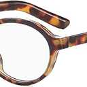 Blue Light Glasses for Woman - Fashion Small Oval Frame Blue Light Blocking Glasses for Gaming/Cumputer