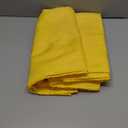 Fokitut 2 Pack Waterproof Rectangle Tablecloth, 60x102 Inch, Stain Resistant and Wrinkle Polyester Table Cloth, Fabric Table Cover for Kitchen Dining, Wedding, Party, Holiday Dinner-Yellow