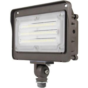 LED Flood Light Outdoor with Dusk to Dawn Photocell, 50W 6500LM IP65 Waterproof Adjustable Knuckle Mount LED Flood Lights 5000K 100-277V ETL Listed