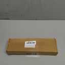 Hibbent Universal Metal Front Mount Toilet Handle Replacement Kit, Brass Toilet Flush Tank Lever with Stainless Steel Flapper Chains for Most Toilets, Brushed Gold Finish