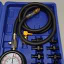 Oil Pressure Tester Tool, Oil Pressure Gauge kit, 0-140 PSI Pressure Test Diagnostic Tools, Engine Oil Pressure Tester Tool kit, for car Truck (Blue)