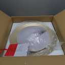 Dimmable Mid Century Modern Ceiling Light,5CCT LED Black and Gold Semi Flush Mount Ceiling Lighting, for Kitchen Bedroom Hallway Bathroom 2700K-6000K 15.75 in