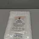 FAUNNA 600TC 100% Cotton Pillow Protectors, King Size (20x36), 4 Pack, Oeko-TEX Certified, Hotel Grade Pillow Cover with Silent Zipper, Zip Up Pillow Cases, White