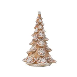 Cynkeyee Gingerbread Christmas Decorations Xmas-Tree Collectible-Figurines - Christmas Decoration Party Decorations Gift for Women Table Centerpiece 3.5x3x5.5 Inch