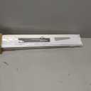 LazBlinds No Drill Zebra Blinds for Windows 30.5" W x 72" H, White