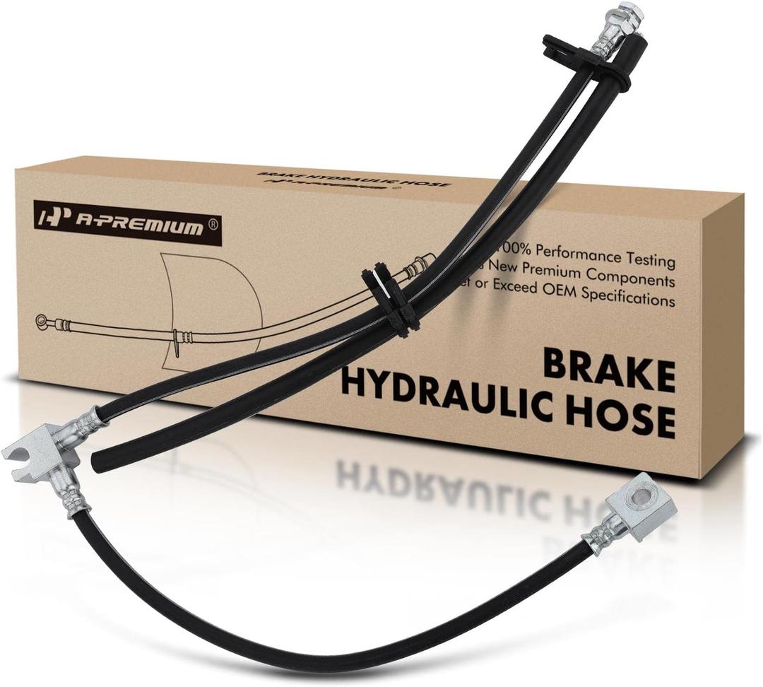 A-Premium Rear Driver Side Brake Hydraulic Hose Compatible with Ford Models - E150, E250, E250 Econoline, E350 Super Duty, E450 Super Duty, E350 Club Wagon, E350 Econoline Club Wagon