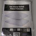 UNILIBRA 2 Pack Waterproof Pillow Protector Quilted Queen Size(21"X30") (Queen Pillow Protector)