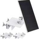 2Pack Gutter Mount Compatible with Arlo Essential Solar Panel, Arlo Pro 5S/Pro 4/Pro 3/Pro 2/Ultra 2/Ultra/Solar Panel, Perfect Angle to Get Adequate Sunlight
