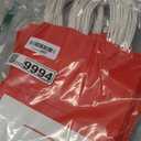 SUNCOLOR 25 Pack Red Gift Bags with Handles  8x4.5x10 Medium Bags for Shopping, Retail, DIY, Wedding, Party Favors & Valentine's Day