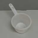 JapanBargain 3042, Japanese Plastic Water Ladle Bath Ladle Dipper Filipino Tabo Flat Bottom Bath Water Scoop, Made in Japan (1, White)