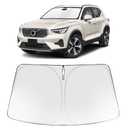 Proadsy 2026 Upgrade Windshield Sun Shade Custom Fit Volvo XC40 2019-2026 Foldable Front Sunshade Protector Sun Visor Blocks UV Rays Keep Car Cooler Accessories