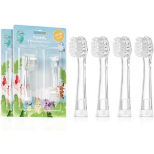 Papablic Replacement Toothbrush Heads - 3 Count | Compatible BabyHandy & Toddler Sonic Electric Toothbrushes (18-36 Months)