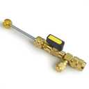Super Stars Valve Core Removal Tool  HVAC Tool with Dual Size SAE 1/4 inch & 5/16 inch Ports - Basic Style for R410A R22 R32 AC System (Regular)