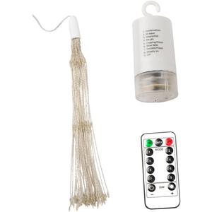 Tofficu 40pcs Lightweight Led Copper Wire Fairy Lights with Remote Control for Indoor and Outdoor Holiday Decor Warm White Functions for Christmas and Courtyard Decoration