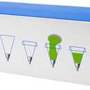 Ateco 4418 Plastic Disposable Piping and Cake Decorating Bags with NuPlastiQ, Pack of 100, Clear (White)