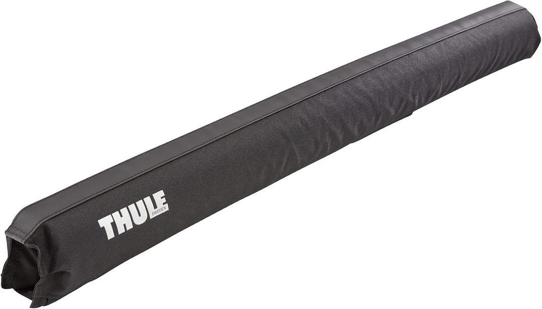 Thule Surf Pad Narrow 20", Minimalist Design to Carry surf & Paddle Boards, Foam Pads Protect Your Board, Not for Square Bars (30", Black)