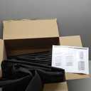 Mavivegue Portable Closet, 50 Inch Wardrobe Closet, Portable Closets for Hanging Clothes with 3 Hanging Rods and 6 Storage Shelves for Bedroom, Black