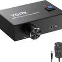 Phono Preamp for Turntable Preamplifier with Volume Control Stereo M/M Turntable Amplifier RCA in & Out and 3.5mm interfaces Pre AMP Phono Preamplifier Including Power Adapter for Record Player