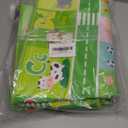 BATATADOCE Alphabet Rugs for Kids Playroom - Cartoon Kids Bedroom Rug Play Mat for Learning Alphabet,Numbers,Animal,Colors,Season,Cute Classroom Rug for Children Girls Bedroom Decor,Pink, 2.5x4 Feet