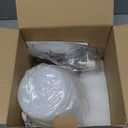 IP65 Waterproof Shower Lamp for Bathroom, Cordless Lamp Rechargeable Battery Operated, 3-Colors Dimmable Wireless Touch Lamp for Bathtub, Shower Light, Bath Light and Relaxing Routines (Small, Walnut)