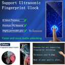 IMBZBK for Samsung Galaxy S22 Ultra 5G Screen Protector [Not Glass], 3 Flexible TPU Film with 3 Tempered Glass Camera Lens Protector, Fingerprint Suitable, Case Friendly [3+3 Pack]