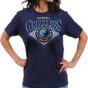 Junk Food NBA Court Classic - Adult Short Sleeve Fan T-Shirt for Men and Women (X-Large, Navy)