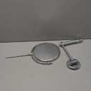 Allied Brass TRM-8/2X Tribecca Collection Wall Mounted 8 Inch Diameter with 2X Magnification Make-Up Mirror, Matte White