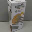 Kitchen Block Knife Sets, 6-Pieces Green Chef Knife Set with Removable Round Block, Non-stick & Non-slip Stainless Steel Sharp Knife Set for Restaurant Home Cooking, Gifts for Mom Wife Girl (Green)