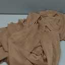 Ling's Moment 14Ft Brown Sheer Chiffon Like Table Runner Rust Tablecloth for Wedding Bridal Shower Decorations Birthday Party Rustic Boho Table Setting Fall Decor