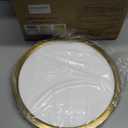 12 Inch Ceiling Light Fixture, Dimmable 0.67 Inch Super Slim, 24W 5CCT Round Ceiling Light for Laundry, Bedroom, 12 Inch 6Pack Gold